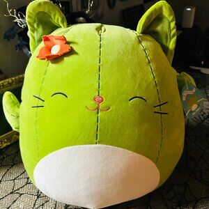 Ms. Miss. Green Cactus Cat - Squishmallows Brand 16" Squish Date